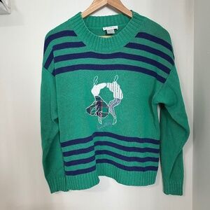 Vintage Bianca Nygard | Women’s Vintage Bianca Nygard Cotton Crew Embroidered